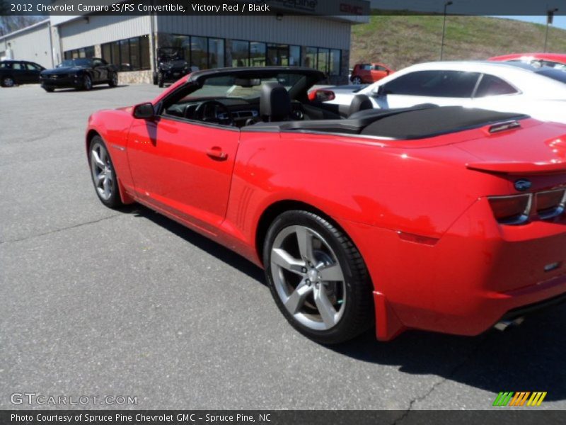 Victory Red / Black 2012 Chevrolet Camaro SS/RS Convertible