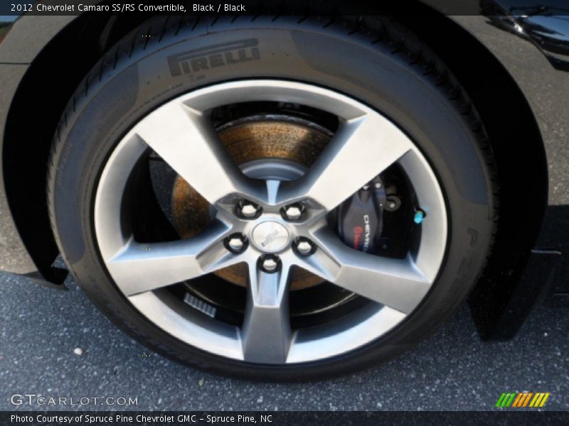 Black / Black 2012 Chevrolet Camaro SS/RS Convertible