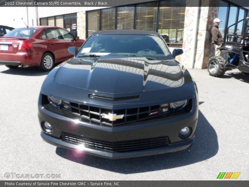Black / Black 2012 Chevrolet Camaro SS/RS Convertible