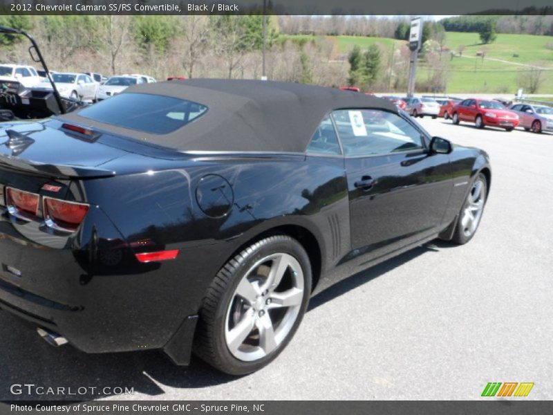 Black / Black 2012 Chevrolet Camaro SS/RS Convertible
