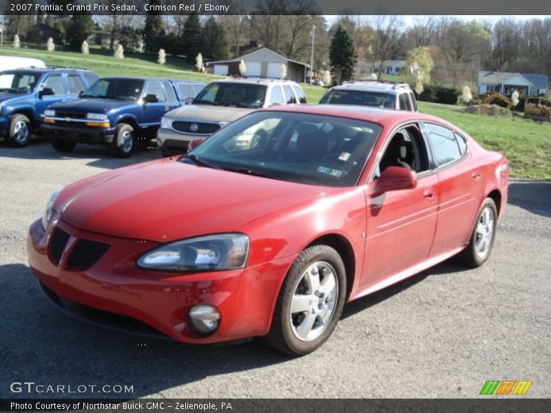 Crimson Red / Ebony 2007 Pontiac Grand Prix Sedan