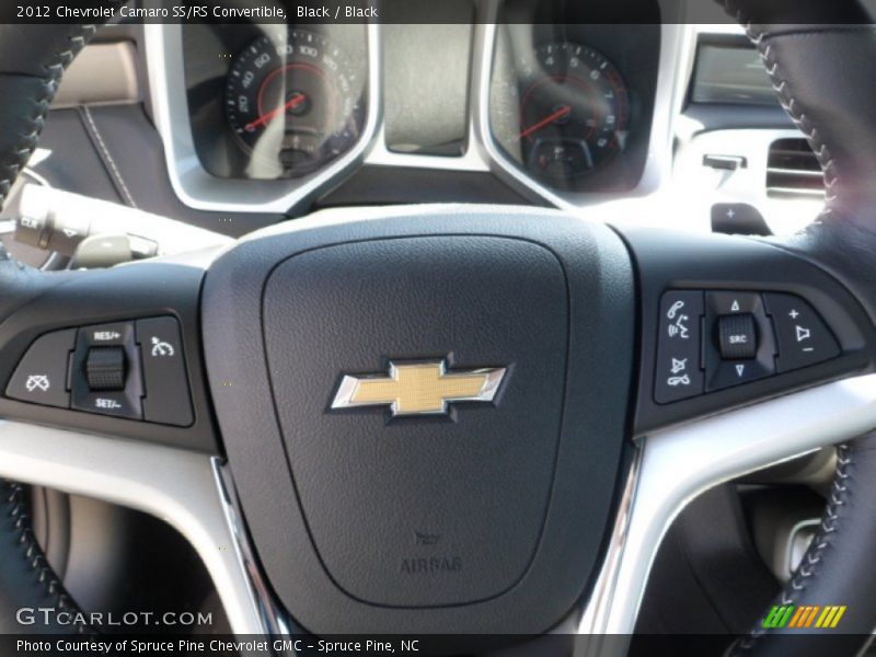 Black / Black 2012 Chevrolet Camaro SS/RS Convertible