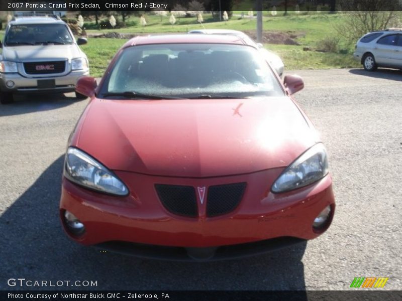 Crimson Red / Ebony 2007 Pontiac Grand Prix Sedan
