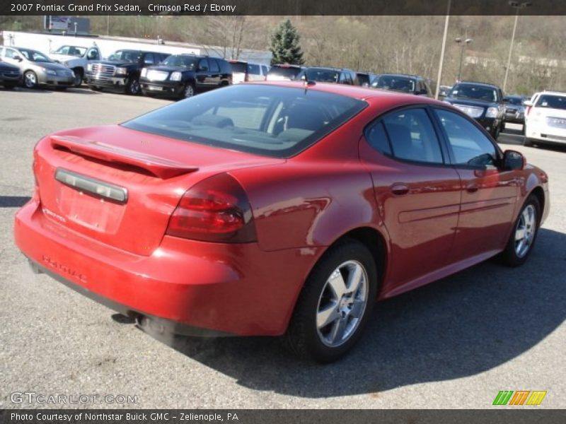 Crimson Red / Ebony 2007 Pontiac Grand Prix Sedan