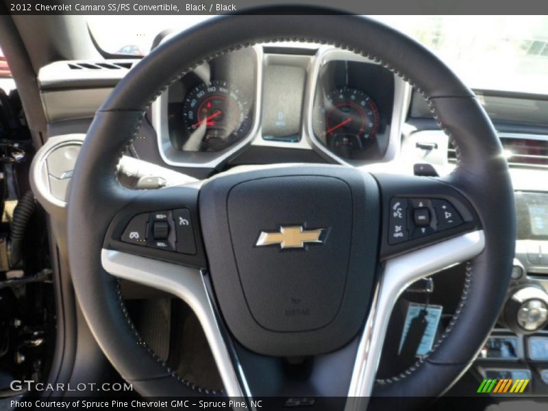 Black / Black 2012 Chevrolet Camaro SS/RS Convertible