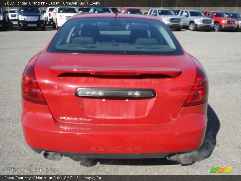 Crimson Red / Ebony 2007 Pontiac Grand Prix Sedan