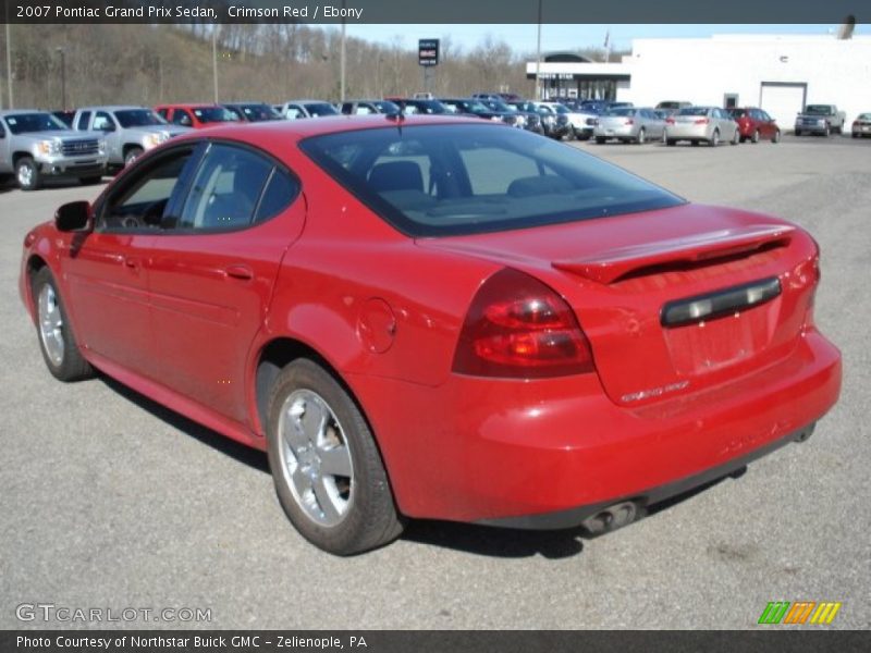 Crimson Red / Ebony 2007 Pontiac Grand Prix Sedan