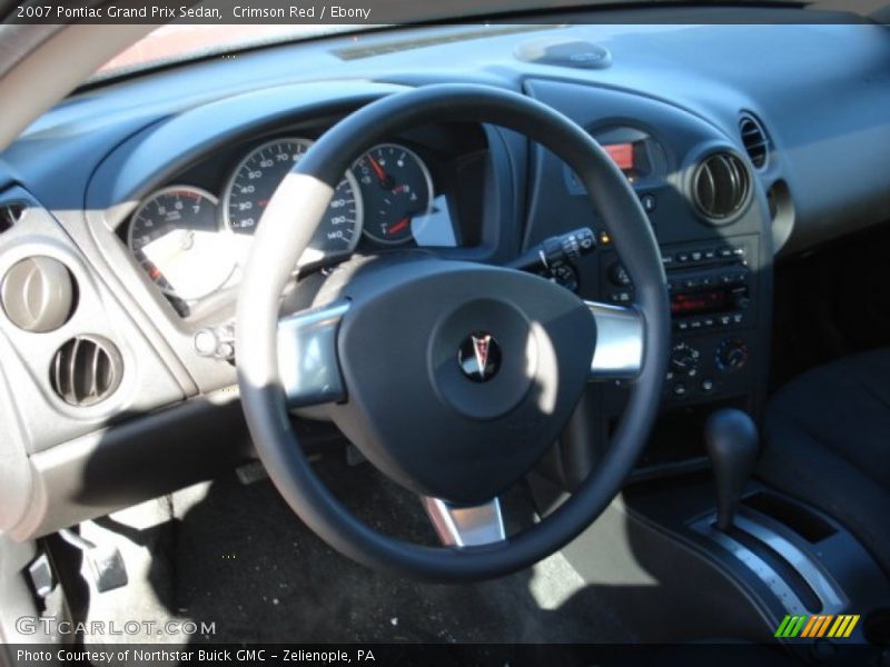 Crimson Red / Ebony 2007 Pontiac Grand Prix Sedan