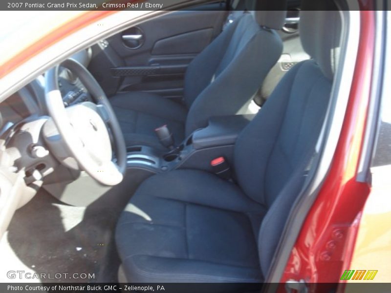 Crimson Red / Ebony 2007 Pontiac Grand Prix Sedan