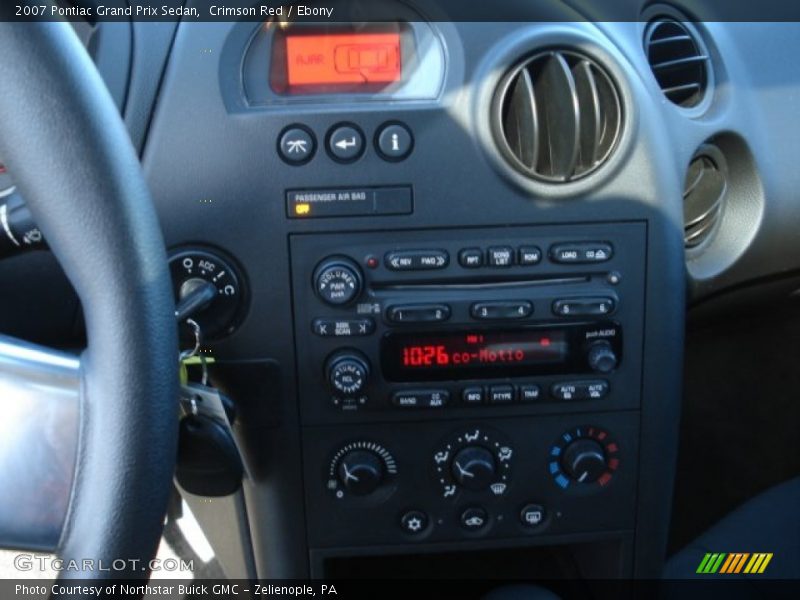Crimson Red / Ebony 2007 Pontiac Grand Prix Sedan