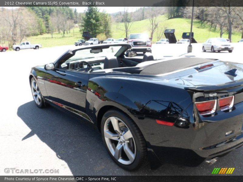 Black / Black 2012 Chevrolet Camaro SS/RS Convertible