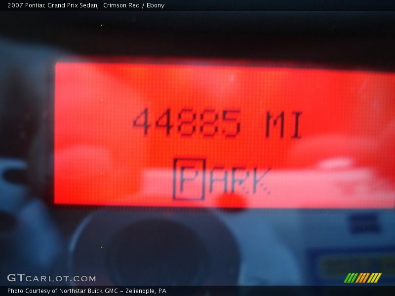 Crimson Red / Ebony 2007 Pontiac Grand Prix Sedan