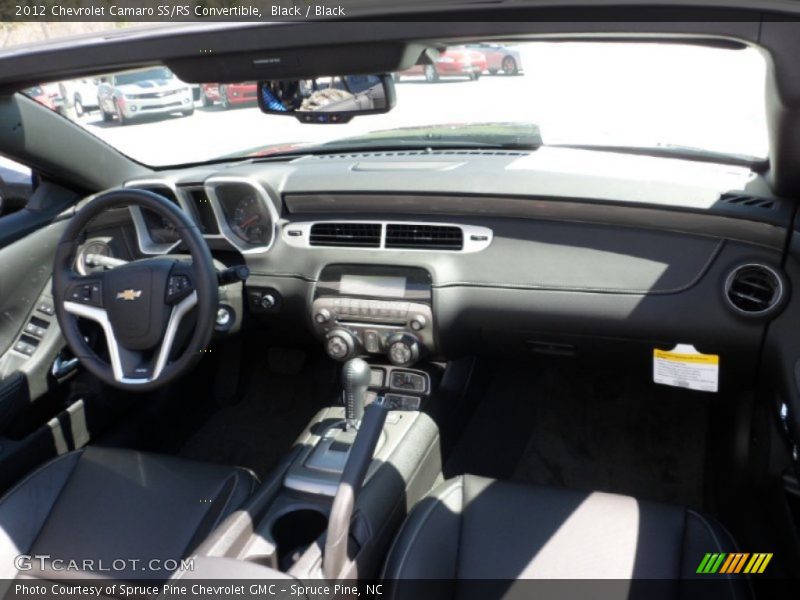 Black / Black 2012 Chevrolet Camaro SS/RS Convertible