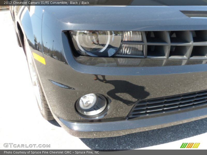 Black / Black 2012 Chevrolet Camaro SS/RS Convertible