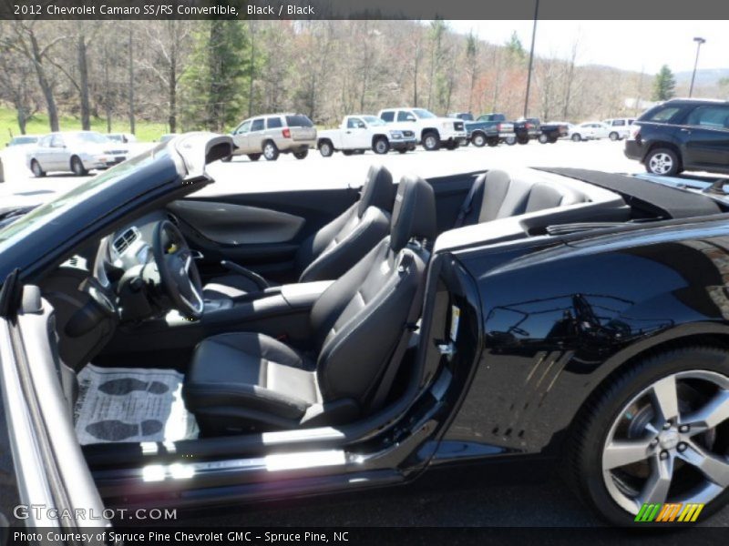 Black / Black 2012 Chevrolet Camaro SS/RS Convertible