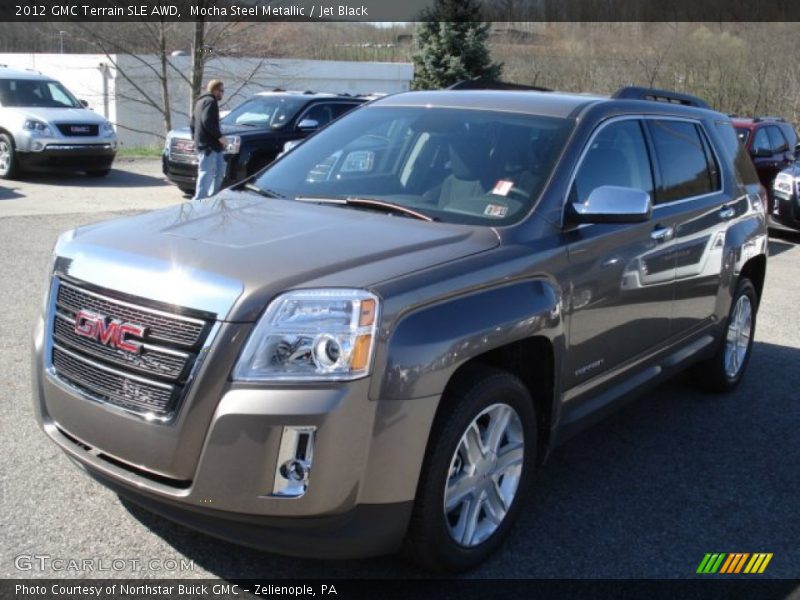 Mocha Steel Metallic / Jet Black 2012 GMC Terrain SLE AWD