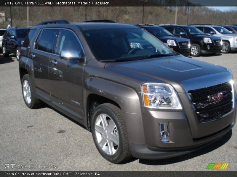 Mocha Steel Metallic / Jet Black 2012 GMC Terrain SLE AWD