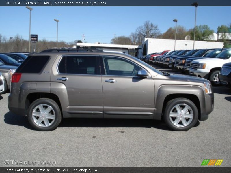Mocha Steel Metallic / Jet Black 2012 GMC Terrain SLE AWD