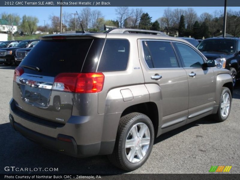 Mocha Steel Metallic / Jet Black 2012 GMC Terrain SLE AWD