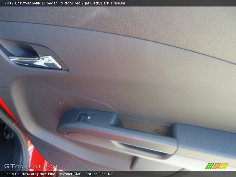 Victory Red / Jet Black/Dark Titanium 2012 Chevrolet Sonic LT Sedan