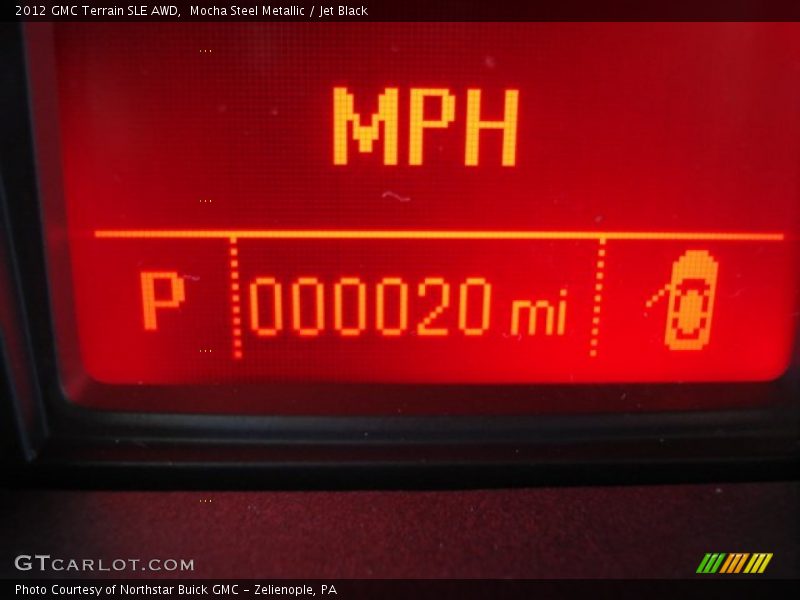 Mocha Steel Metallic / Jet Black 2012 GMC Terrain SLE AWD