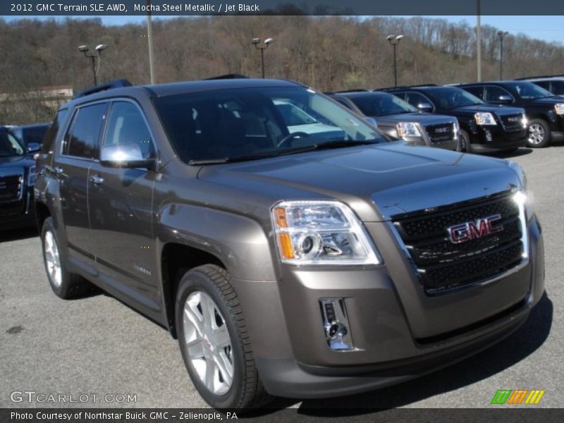 Mocha Steel Metallic / Jet Black 2012 GMC Terrain SLE AWD