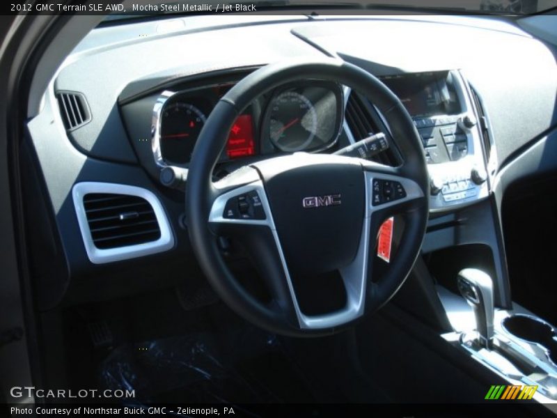 Mocha Steel Metallic / Jet Black 2012 GMC Terrain SLE AWD