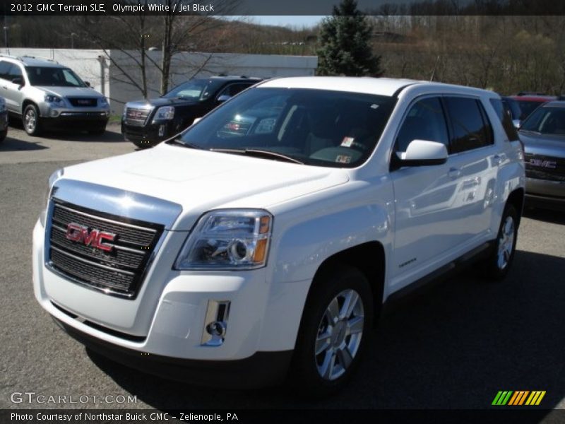 Olympic White / Jet Black 2012 GMC Terrain SLE