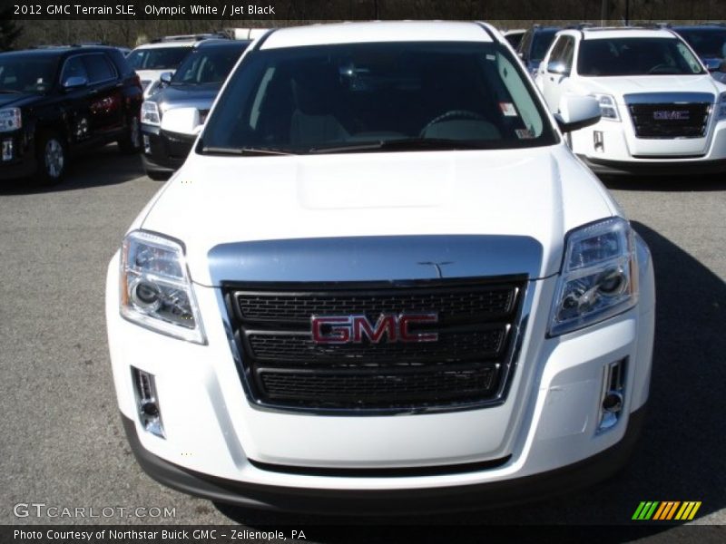 Olympic White / Jet Black 2012 GMC Terrain SLE