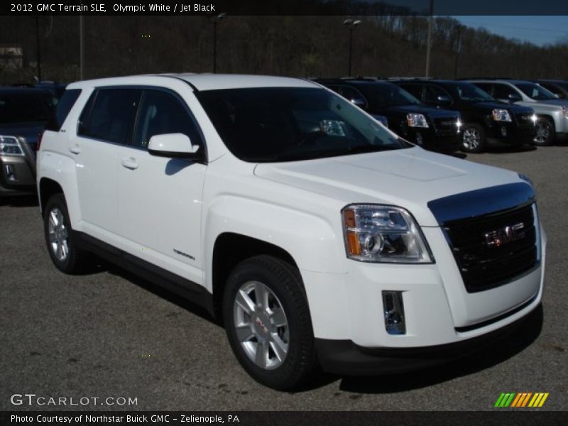 Olympic White / Jet Black 2012 GMC Terrain SLE