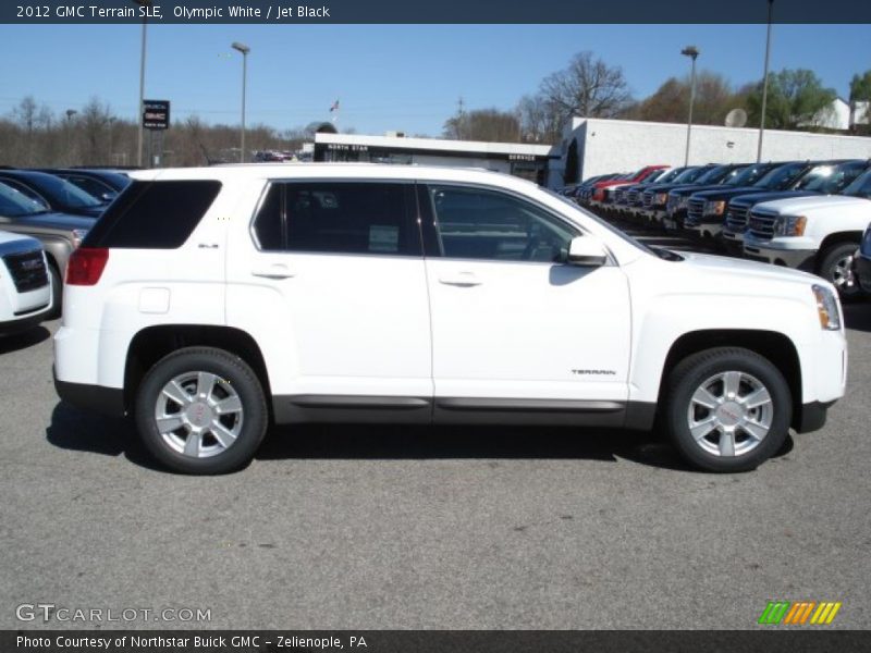Olympic White / Jet Black 2012 GMC Terrain SLE