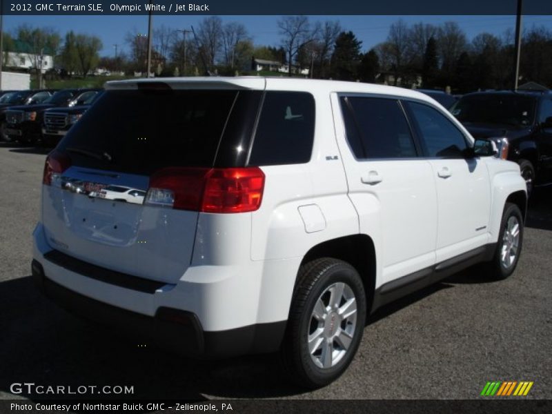 Olympic White / Jet Black 2012 GMC Terrain SLE