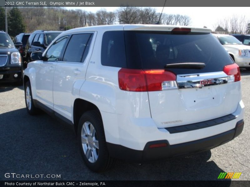 Olympic White / Jet Black 2012 GMC Terrain SLE