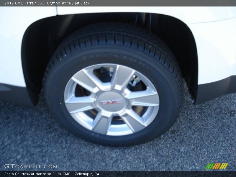 Olympic White / Jet Black 2012 GMC Terrain SLE