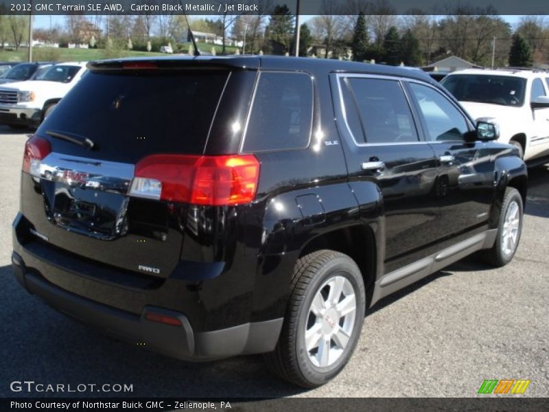 Carbon Black Metallic / Jet Black 2012 GMC Terrain SLE AWD
