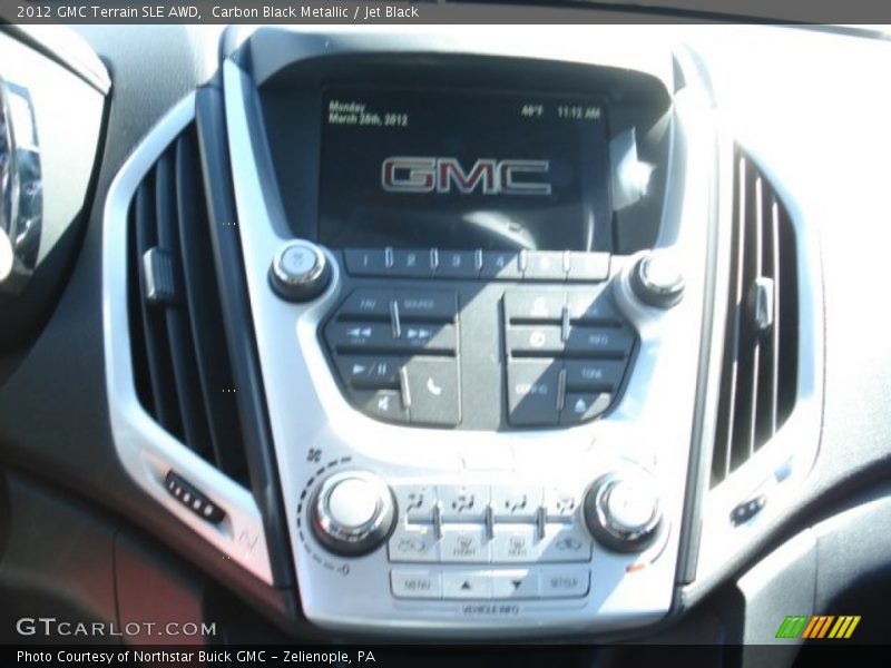 Carbon Black Metallic / Jet Black 2012 GMC Terrain SLE AWD