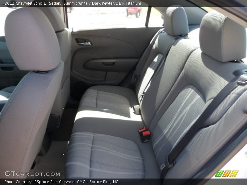 Summit White / Dark Pewter/Dark Titanium 2012 Chevrolet Sonic LT Sedan