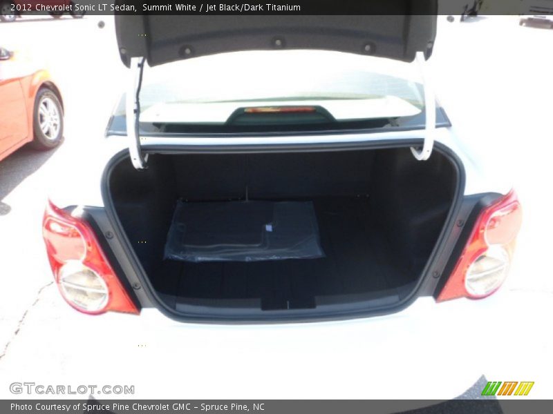 Summit White / Jet Black/Dark Titanium 2012 Chevrolet Sonic LT Sedan