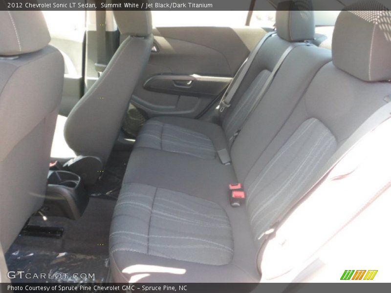Summit White / Jet Black/Dark Titanium 2012 Chevrolet Sonic LT Sedan