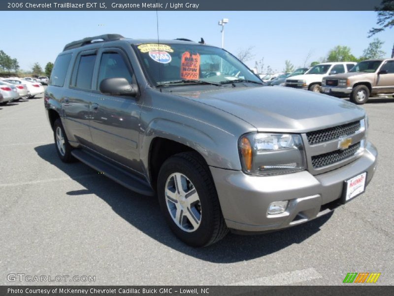 Graystone Metallic / Light Gray 2006 Chevrolet TrailBlazer EXT LS