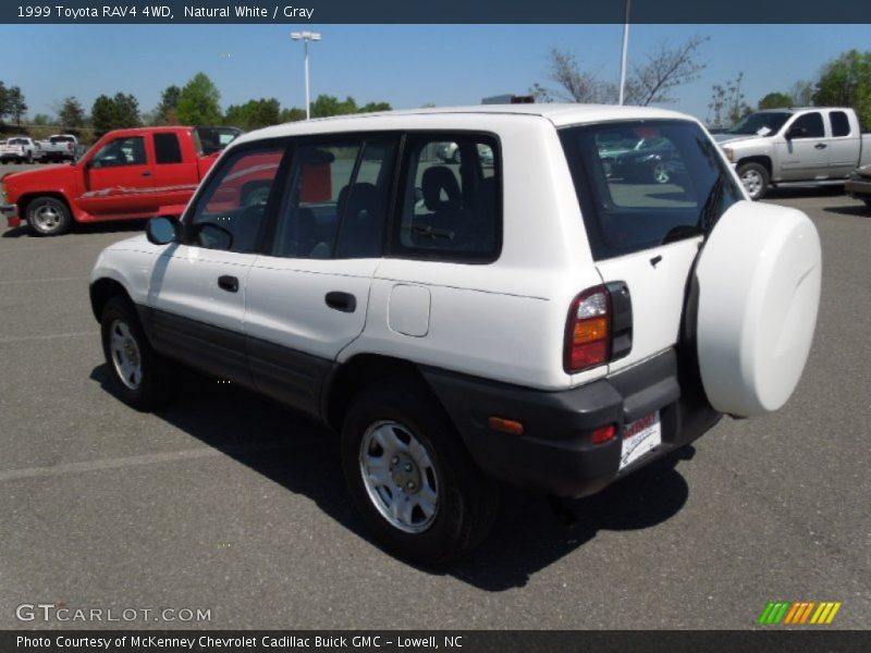 Natural White / Gray 1999 Toyota RAV4 4WD