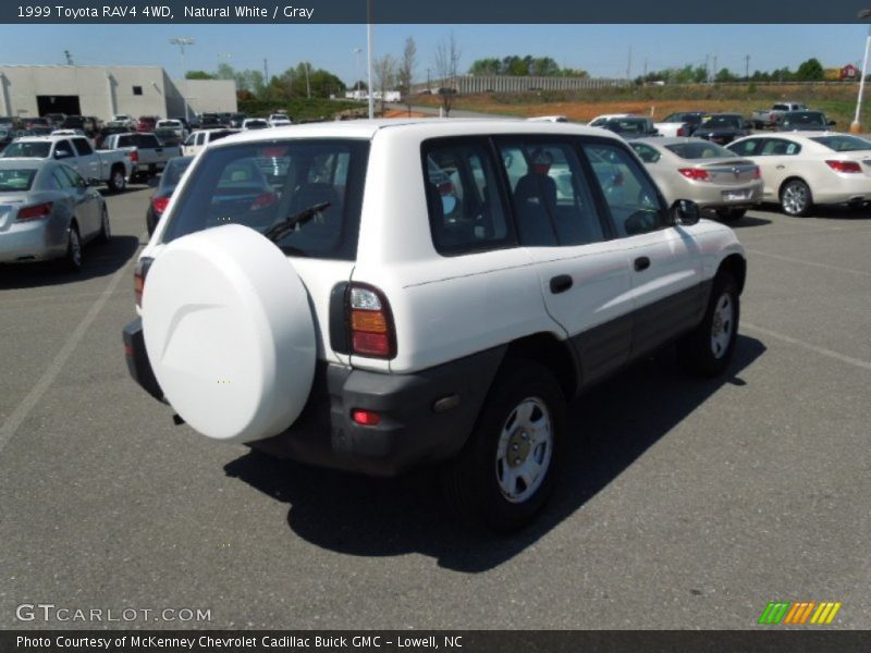 Natural White / Gray 1999 Toyota RAV4 4WD