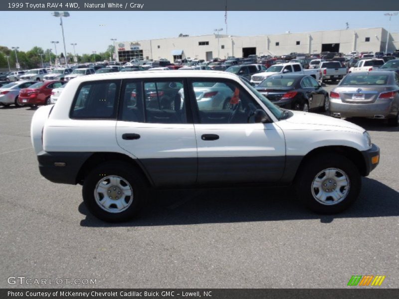 Natural White / Gray 1999 Toyota RAV4 4WD