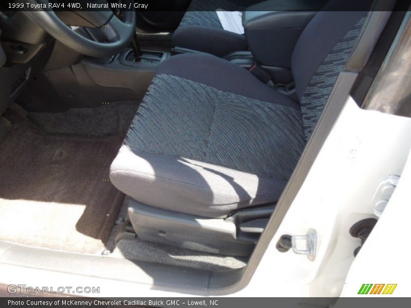 Natural White / Gray 1999 Toyota RAV4 4WD