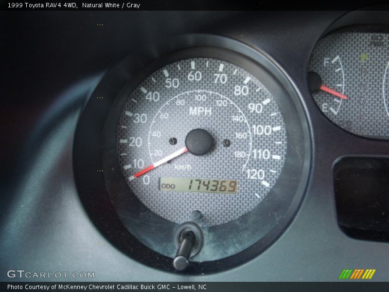 Natural White / Gray 1999 Toyota RAV4 4WD