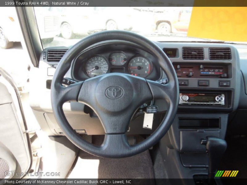 Natural White / Gray 1999 Toyota RAV4 4WD