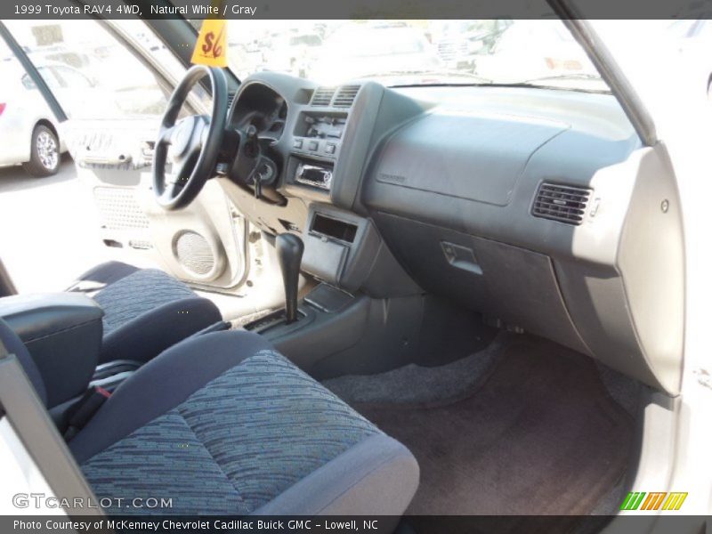 Natural White / Gray 1999 Toyota RAV4 4WD