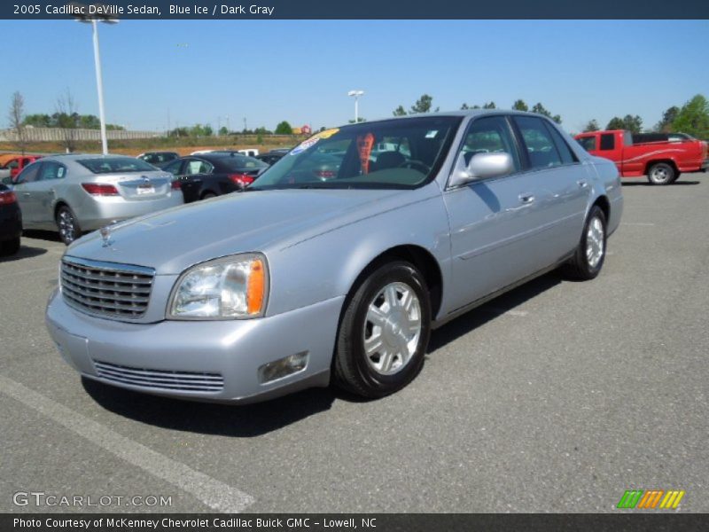 Blue Ice / Dark Gray 2005 Cadillac DeVille Sedan