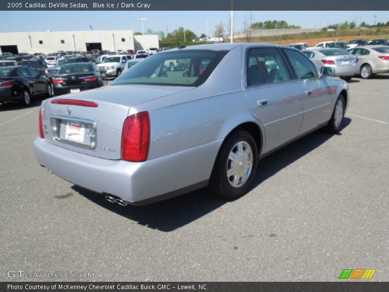 Blue Ice / Dark Gray 2005 Cadillac DeVille Sedan