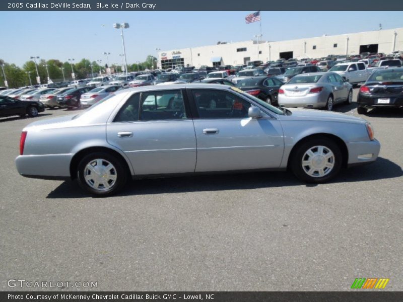 Blue Ice / Dark Gray 2005 Cadillac DeVille Sedan